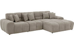 Goossens excellent loungebank kubus bruin stof - 8252713-gespiegeld-02