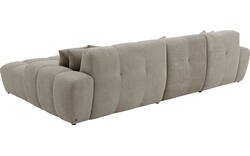 Goossens excellent loungebank kubus bruin stof - 8252713-gespiegeld-02