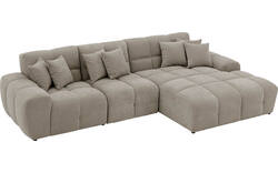 Goossens excellent loungebank kubus bruin stof - 8252713-gespiegeld-02