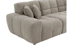 Goossens excellent loungebank kubus bruin stof - 8252713-gespiegeld-02