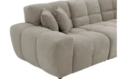 Goossens excellent loungebank kubus bruin stof - 8252713-gespiegeld-02
