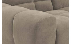 Goossens excellent loungebank kubus bruin stof - 8252714-gespiegeld-02