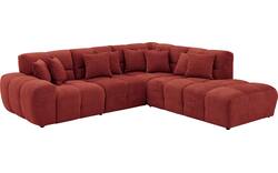 Goossens excellent hoekbank kubus rood stof - 8252715-goossens-excellent-kubus-bank-stof-rood-01