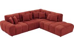Goossens excellent hoekbank kubus rood stof - 8252715-goossens-excellent-kubus-bank-stof-rood-01
