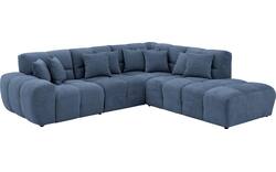 Goossens excellent hoekbank kubus blauw stof - 8252716-goossens-excellent-kubus-bank-stof-blauw-01