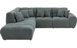 Goossens excellent hoekbank kubus groen stof - 8252718-gespiegeld-02