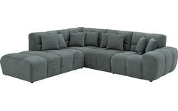 Goossens excellent hoekbank kubus groen stof - 8252718-gespiegeld-03