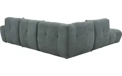Goossens excellent hoekbank kubus groen stof - 8252718-gespiegeld-02