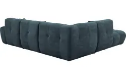 Goossens excellent hoekbank kubus blauw stof - 8252719-gespiegeld-02