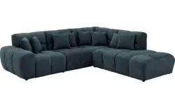 Goossens excellent hoekbank kubus blauw stof - 8252719-goossens-excellent-kubus-bank-stof-blauw-01