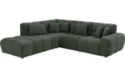Goossens excellent hoekbank kubus groen stof - 8252720-gespiegeld-02