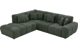 Goossens excellent hoekbank kubus groen stof - 8252720-gespiegeld-02