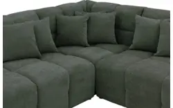 Goossens excellent hoekbank kubus groen stof - 8252720-gespiegeld-02