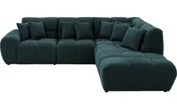 Goossens excellent hoekbank kubus groen stof - 8252721-goossens-excellent-kubus-bank-stof-groen-01