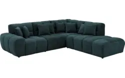 Goossens excellent hoekbank kubus groen stof - 8252721-goossens-excellent-kubus-bank-stof-groen-01