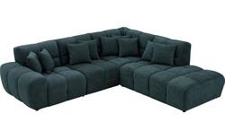 Goossens excellent hoekbank kubus groen stof - 8252721-goossens-excellent-kubus-bank-stof-groen-01