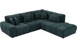 Goossens excellent hoekbank kubus groen stof - 8252721-goossens-excellent-kubus-bank-stof-groen-01