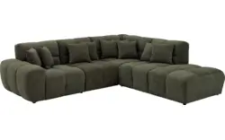 Goossens excellent hoekbank kubus groen stof - 8252722-goossens-excellent-kubus-bank-stof-groen-01