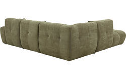 Goossens excellent hoekbank kubus groen stof - 8252723-gespiegeld-02
