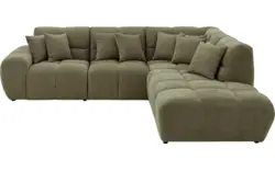 Goossens excellent hoekbank kubus groen stof - 8252723-goossens-excellent-kubus-bank-stof-groen-01