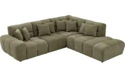 Goossens excellent hoekbank kubus groen stof - 8252723-goossens-excellent-kubus-bank-stof-groen-01