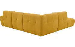 Goossens excellent hoekbank kubus geel stof - 8252724-gespiegeld-02