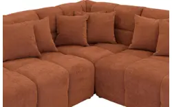 Goossens excellent hoekbank kubus bruin stof - 8252725-gespiegeld-02