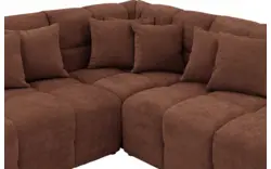 Goossens excellent hoekbank kubus bruin stof - 8252726-goossens-excellent-kubus-bank-stof-bruin-01