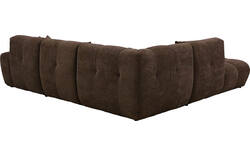 Goossens excellent hoekbank kubus bruin stof - 8252727-gespiegeld-02