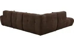 Goossens excellent hoekbank kubus bruin stof - 8252727-gespiegeld-02