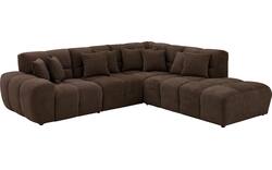 Goossens excellent hoekbank kubus bruin stof - 8252727-goossens-excellent-kubus-bank-stof-bruin-01