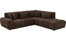 Goossens excellent hoekbank kubus bruin stof - 8252727-goossens-excellent-kubus-bank-stof-bruin-01