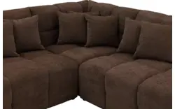 Goossens excellent hoekbank kubus bruin stof - 8252727-goossens-excellent-kubus-bank-stof-bruin-01