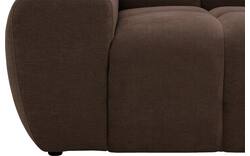 Goossens excellent hoekbank kubus bruin stof - 8252727-goossens-excellent-kubus-bank-stof-bruin-01