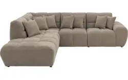 Goossens excellent hoekbank kubus bruin stof - 8252730-gespiegeld-02