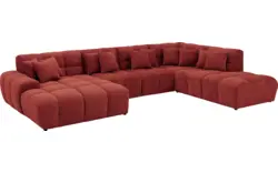 Goossens excellent u bank kubus rood stof - 8252731-goossens-excellent-kubus-bank-stof-rood-01