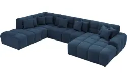 Goossens excellent u bank kubus blauw stof - 8252733-gespiegeld-02