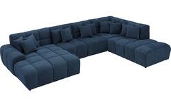 Goossens excellent u bank kubus blauw stof - 8252733-goossens-excellent-kubus-bank-stof-blauw-01