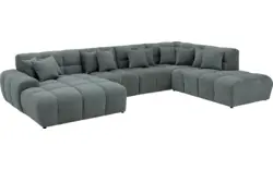 Goossens excellent u bank kubus groen stof - 8252734-goossens-excellent-kubus-bank-stof-groen-01