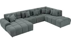 Goossens excellent u bank kubus groen stof - 8252734-goossens-excellent-kubus-bank-stof-groen-01