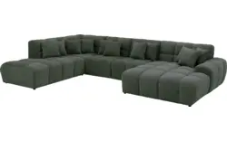 Goossens excellent u bank kubus groen stof - 8252736-gespiegeld-02