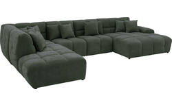 Goossens excellent u bank kubus groen stof - 8252736-gespiegeld-02