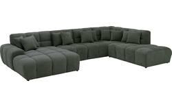 Goossens excellent u bank kubus groen stof - 8252736-goossens-excellent-kubus-bank-stof-groen-01
