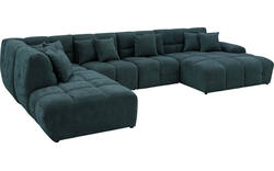 Goossens excellent u bank kubus groen stof - 8252737-gespiegeld-02