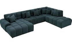 Goossens excellent u bank kubus groen stof - 8252737-goossens-excellent-kubus-bank-stof-groen-01