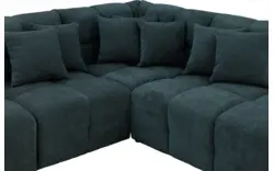 Goossens excellent u bank kubus groen stof - 8252737-goossens-excellent-kubus-bank-stof-groen-01