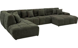 Goossens excellent u bank kubus groen stof - 8252738-gespiegeld-02
