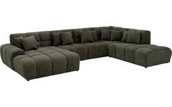 Goossens excellent u bank kubus groen stof - 8252738-goossens-excellent-kubus-bank-stof-groen-01