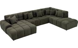 Goossens excellent u bank kubus groen stof - 8252738-goossens-excellent-kubus-bank-stof-groen-01