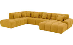 Goossens excellent u bank kubus geel stof - 8252740-gespiegeld-03